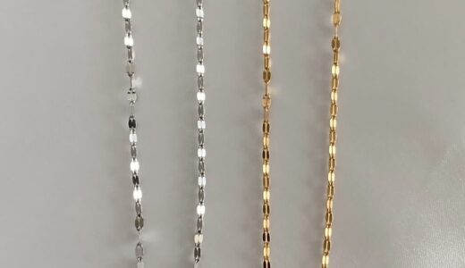 キラキラ、媚びない輝き。大人の女性に似合う、デザインチェーンネックレス シルバー925