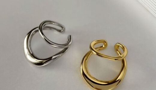 横顔美人をつくる、ダブルラインイヤーカフ シルバー925